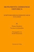 Harald Zimmermann - Thomas Ebendorfer, Tractatus de Schismatibus, Inbunden