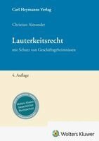 Christian Alexander - Lauterkeitsrecht, Inbunden