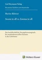 Marius Klötzer - Access to all vs. License to all (HSP 31 ), Inbunden. Tillgänglighet: Lägg i varukorg