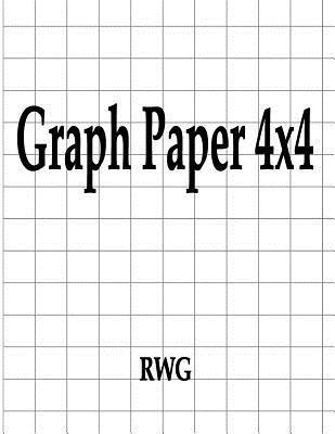 Rwg - Graph Paper 4x4, Häftad