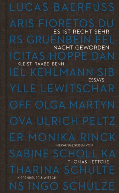 Thomas Hettche - Es ist recht sehr Nacht geworden, E-bok