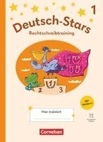 Deutsch-Stars 1. Schuljahr - Rechtschreibtraining Ausgabe ab 2025 - Übungsheft mit Lösungen und digitalen Medien, Häftad. Tillgänglighet: Lägg i varukorg