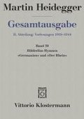 Holderlins Hymnen 'Germanien' Und 'Der Rhein' (Wintersemester 1934/35)