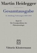 Gesamtausgabe Abt. 2 Vorlesungen Bd. 24. Die Grundprobleme der Phnomenologie
