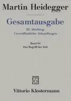 Gesamtausgabe Bd. 64. Der Begriff der Zeit