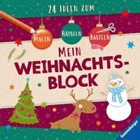 Anne Scheller - Mein Weihnachtsblock: 24 Ideen zum Malen, Basteln, Rätseln, Häftad