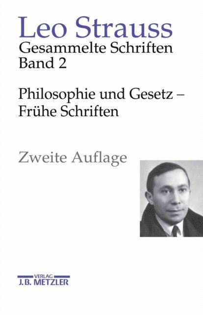 Heinrich MEIER - Leo Strauss: Gesammelte Schriften, E-bok