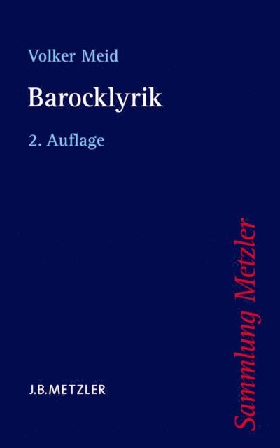 Volker Meid - Barocklyrik, E-bok