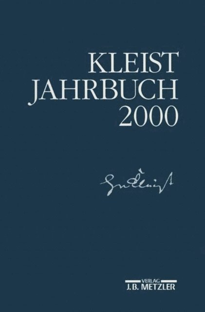 Klaus Muller-Salget, Sabine Doering, Gunter Blamberger - Kleist-Jahrbuch 2000, E-bok