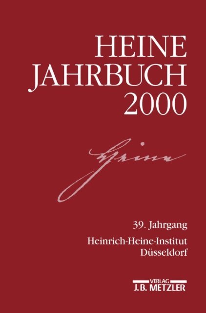 Joseph A. Kruse - Heine-Jahrbuch 2000, E-bok