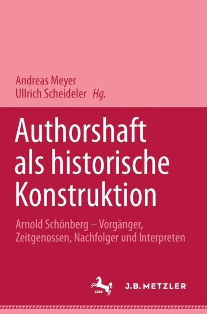 Ullrich Scheideler, Andreas Meyer - Autorschaft als historische Konstruktion, E-bok