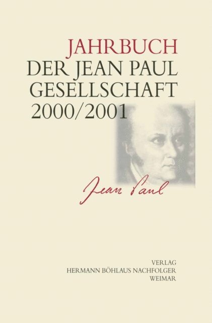 Helmut Pfotenhauer - Jahrbuch der Jean- Paul- Gesellschaft, E-bok