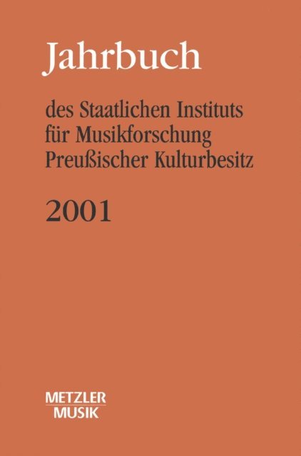 Gunter Wagner - Jahrbuch des Staatlichen Instituts für Musikforschung (SIM) Preußischer Kulturbesitz, E-bok