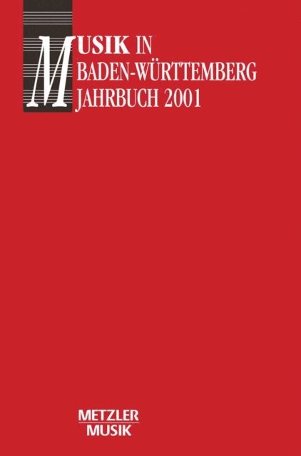 Reiner Nagele, Georg Gunther - Musik in Baden-Württemberg, Jahrbuch 2001, E-bok. Tillgänglighet: Lägg i varukorg