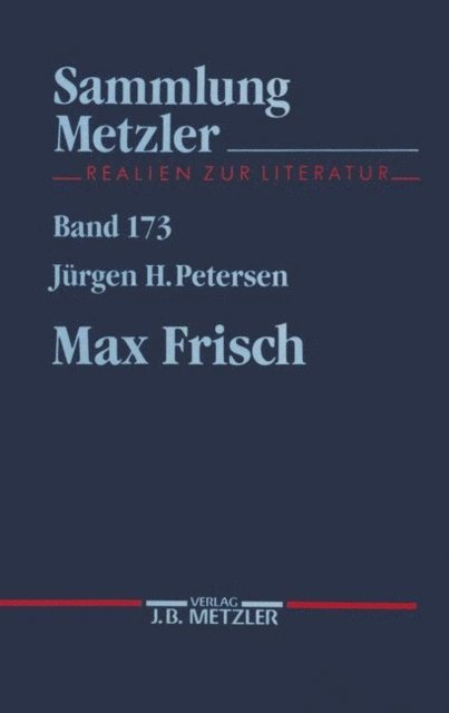 Jurgen H. Petersen - Max Frisch, E-bok