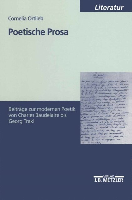 Cornelia Ortlieb - Poetische Prosa, E-bok