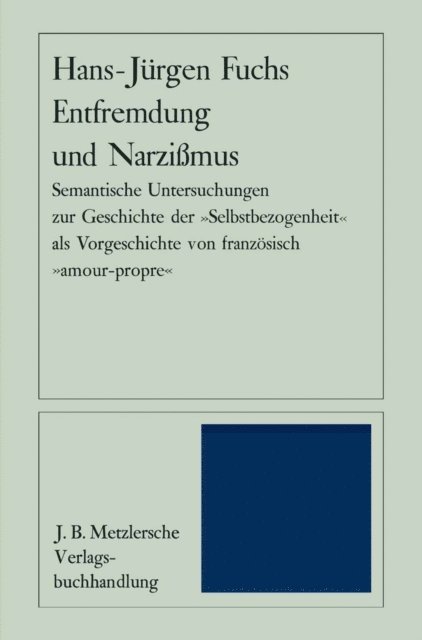 Hans-Jurgen Fuchs - Entfremdung und Narzißmus, E-bok
