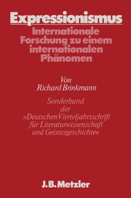 Brinkmann, Richard Brinkmann - Expressionismus, E-bok