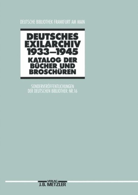 Brita Eckart, Werner Berthold - Deutsches Exilarchiv 1933-1945, E-bok