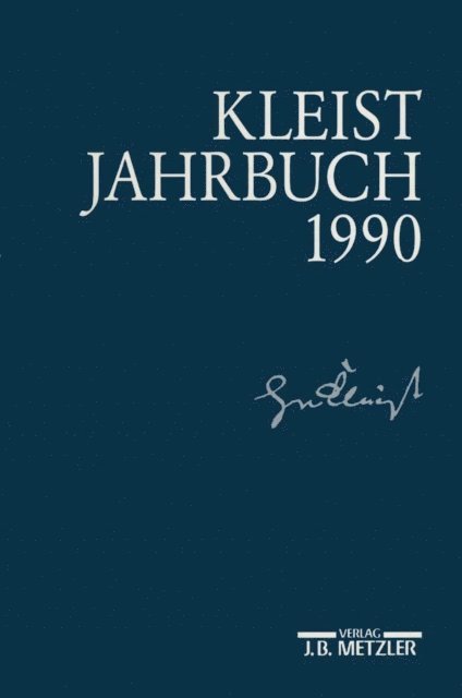 Hans Joachim Kreutzer - Kleist-Jahrbuch 1990, E-bok