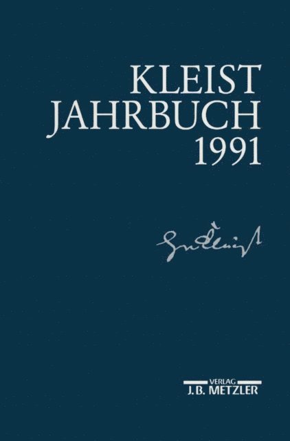 Hans Joachim Kreutzer - Kleist-Jahrbuch 1991, E-bok