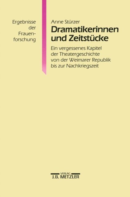 Anne Sturzer - Dramatikerinnen und Zeitstücke, E-bok