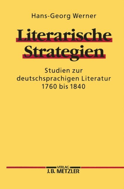 Hans-Georg Werner - Literarische Strategien, E-bok