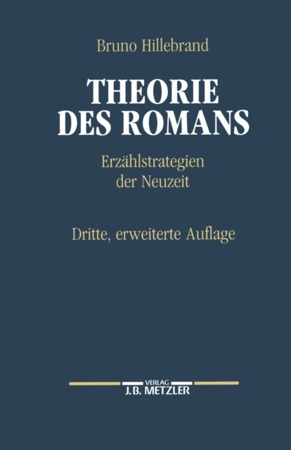 Bruno Hillebrand - Theorie des Romans, E-bok