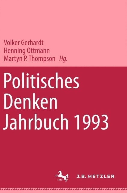 Martyn P. Thompson, Henning Ottmann, Volker Gerhardt, Karl Graf Ballestrem - Politisches Denken. Jahrbuch 1993, E-bok