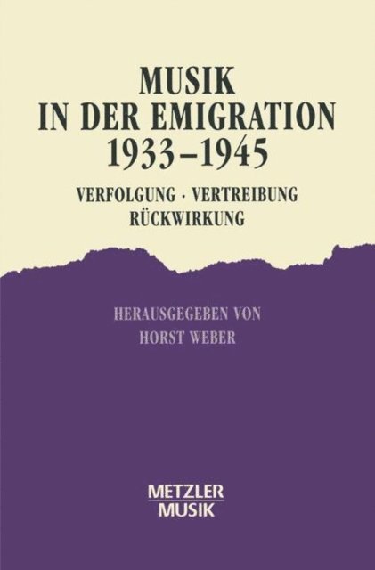 Horst Weber - Musik in der Emigration 1933-1945, E-bok