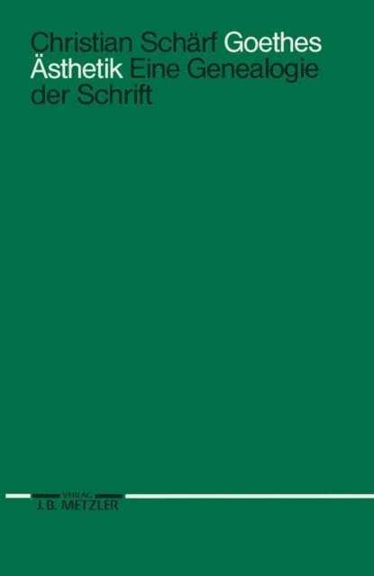 Christian Scharf - Goethes Ästhetik, E-bok