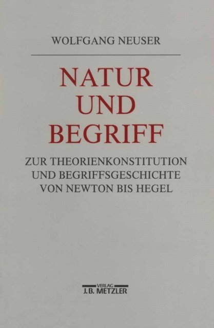 Wolfgang Neuser - Natur und Begriff, E-bok