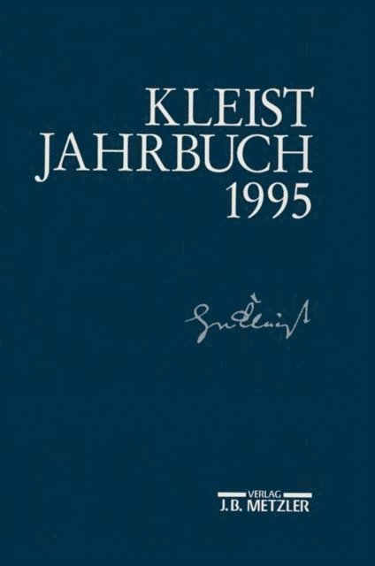 Hans Joachim Kreutzer - Kleist-Jahrbuch 1995, E-bok