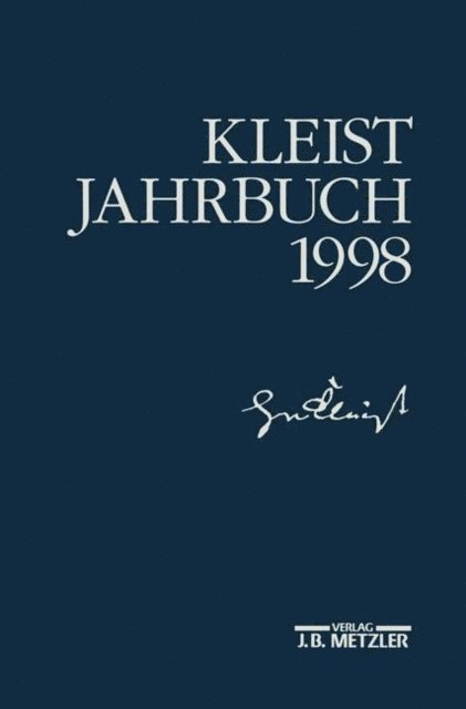 Sabine Doering - Kleist-Jahrbuch 1998, E-bok