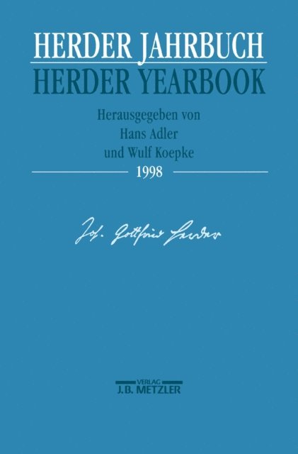Wulf Kopke, Hans Adler - Herder Jahrbuch / Herder Yearbook 1998, E-bok