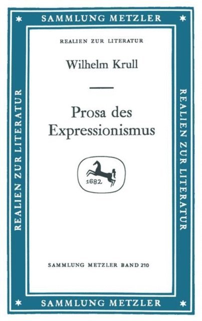 Wilhelm Krull - Prosa des Expressionismus, E-bok