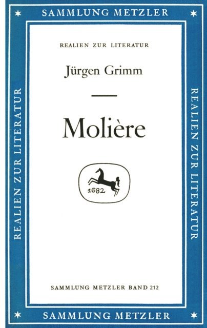 Jurgen Grimm - Molière, E-bok