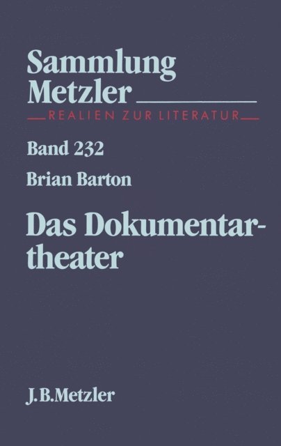Brian Barton - Das Dokumentartheater, E-bok. Tillgänglighet: Lägg i varukorg
