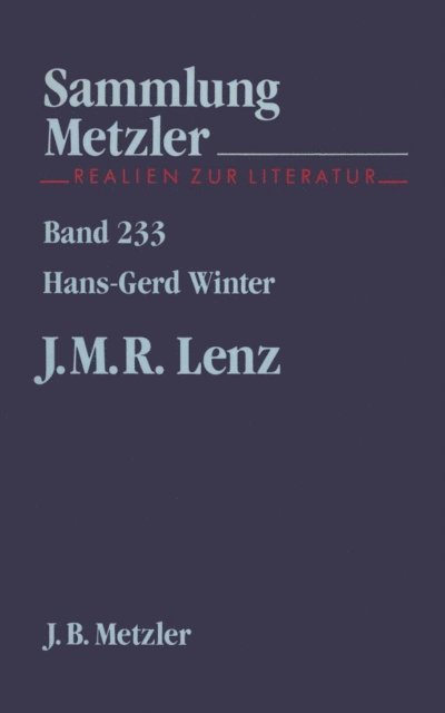 Hans-Gerd Winter - Jakob Michael Reinhold Lenz, E-bok