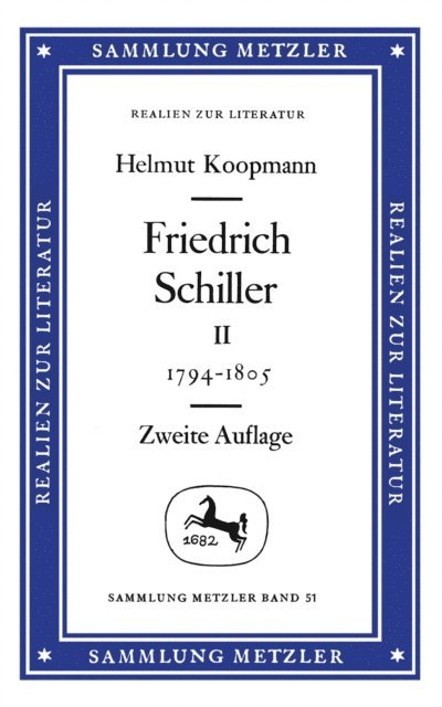 Helmut Koopmann - Friedrich Schiller, Band 2: 1794 - 1805, E-bok