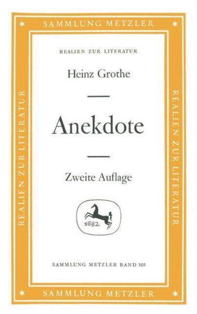 Heinz Grothe - Anekdote, E-bok