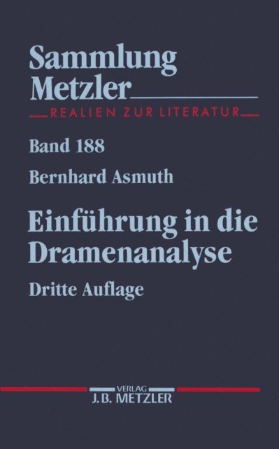 Bernhard Asmuth - SM 188 ASMUTH  3.AUFL. DRAMENANALYSE, E-bok