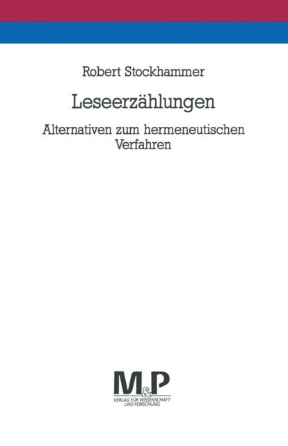Robert Stockhammer - Leseerzählungen, E-bok