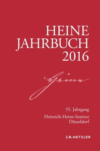 Sabine Brenner-Wilczek - Heine-Jahrbuch 2016, E-bok