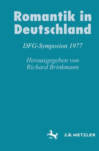 Richard Brinkmann - Romantik in Deutschland, E-bok