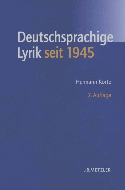 Hermann Korte - Deutschsprachige Lyrik seit 1945, E-bok
