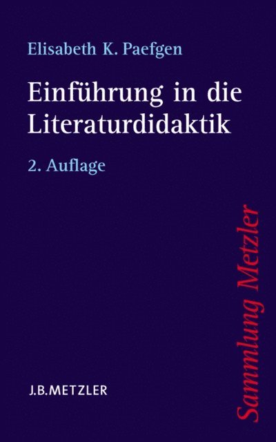 Elisabeth K. Paefgen - Einführung in die Literaturdidaktik, E-bok
