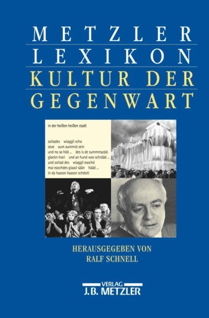 Ralf Schnell - Metzler Lexikon Kultur der Gegenwart, E-bok