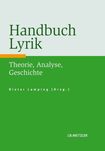 Dieter Lamping - Handbuch Lyrik, E-bok