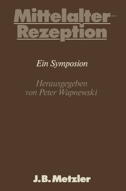 Peter Wapnewski - Mittelalter-Rezeption, E-bok